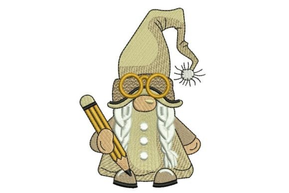 Back to School Girl Gnome: A Cute & Commercial Design for Small Embroidery Businesses