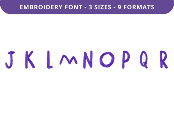Brittle Bush Font Uppercase J to R: A Designer’s Review for Personalized Embroidery