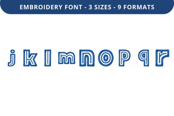 Bulky in Line Font J to R: A Designer’s Real-World Embroidery Review