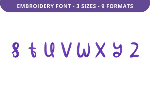 Cautiously Cuddly Font Uppercase S to Z: A Designer’s Review for Business Embroidery