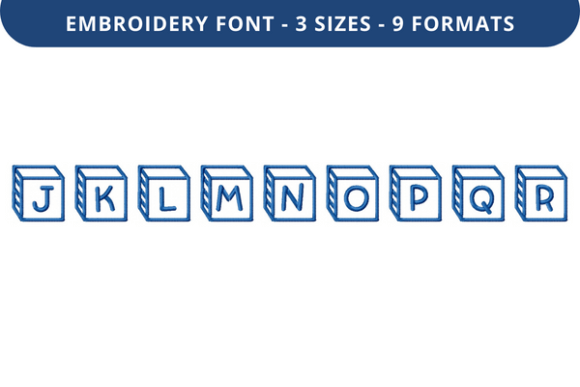 Corner Block Font Uppercase J to R: A Designer’s Take for Boutique Apparel