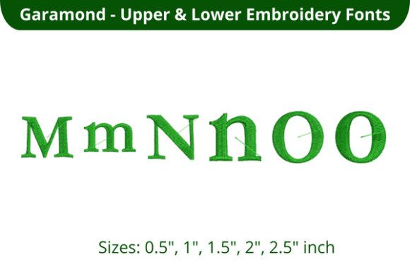 Garamond Font MNO: A Designer’s Review for Personalized Embroidery