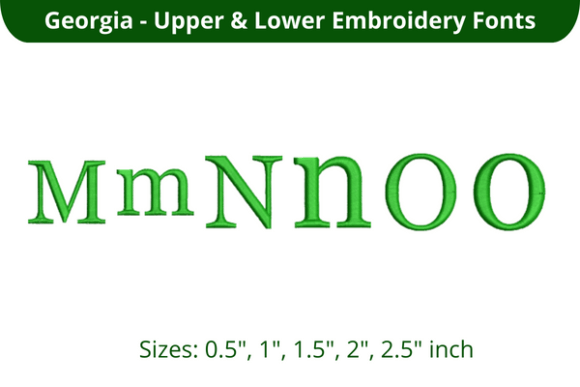Georgia Font MNO: A Designer’s Honest Review for Real Embroidery Projects