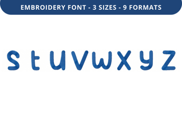 Puhoy Font S to Z: A Craft Fair Embroidery Review