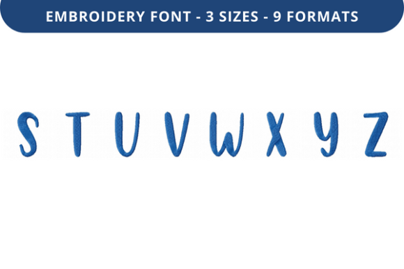 Sugar Buns Font S to Z: A Seller’s Review for Custom Embroidery