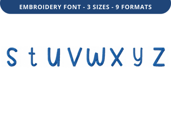 Sunny Box Font Lowercase S to Z Review