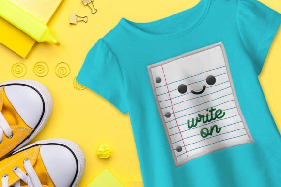 Write on Notebook Paper Applique: A Fresh Pick for Personalized Gifts